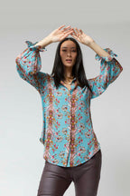 Blue Milano Print Shirt