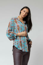 Blue Milano Print Shirt