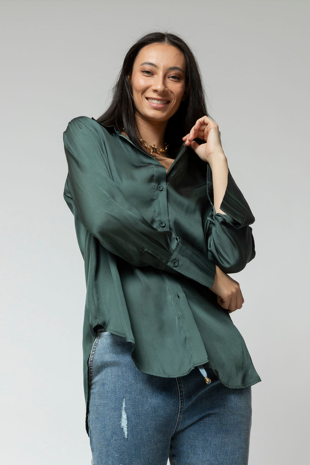 Forest Asana Silky Shirt