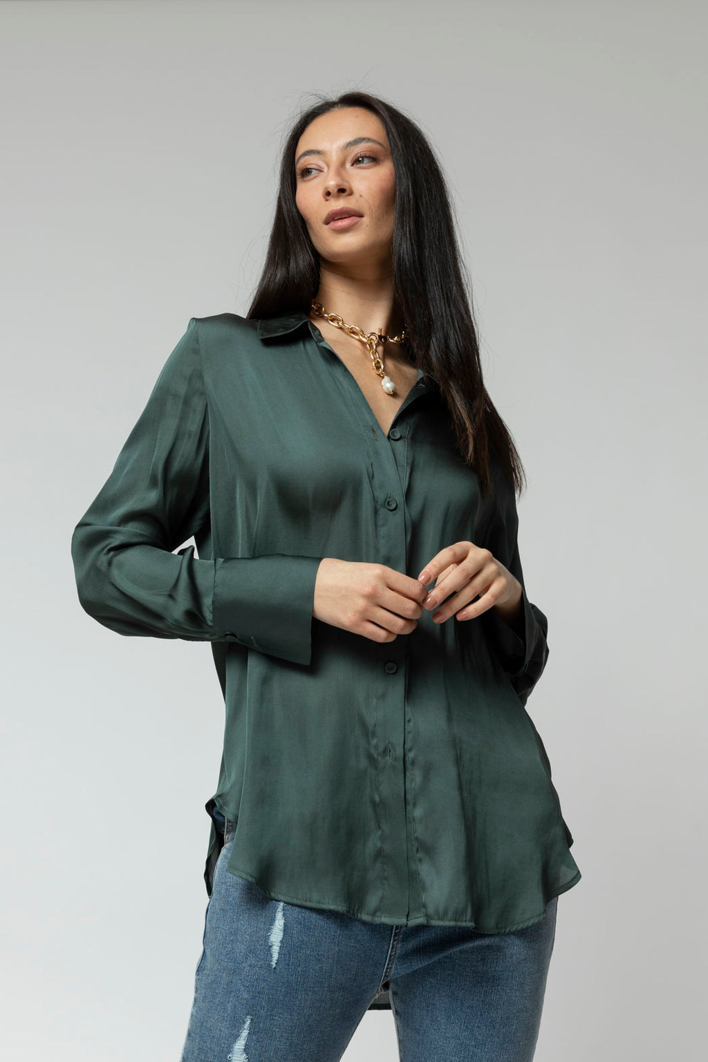 Forest Asana Silky Shirt