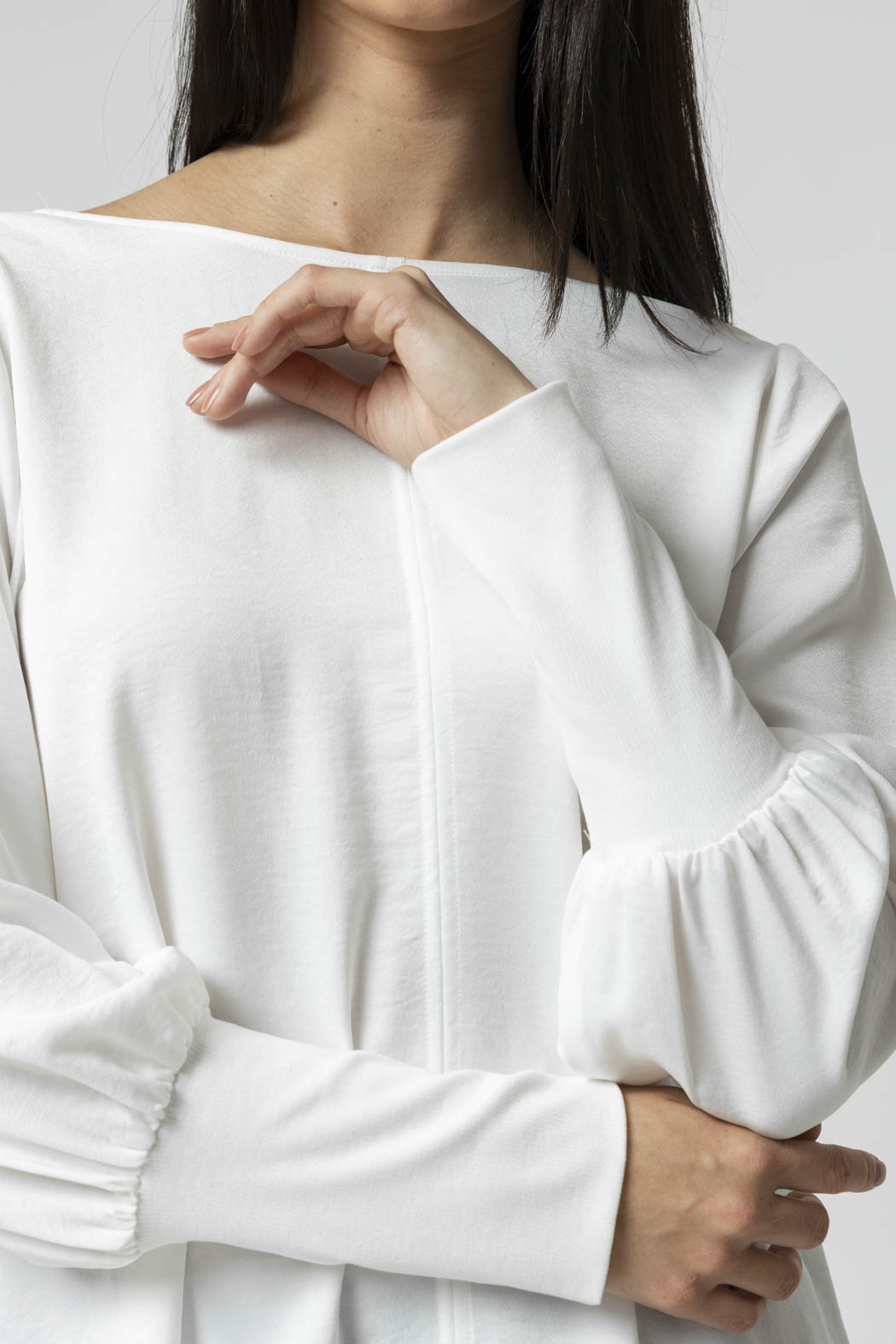 Ivory Reversible Silky Top