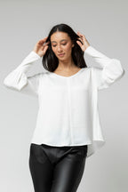 Ivory Reversible Silky Top