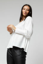 Ivory Reversible Silky Top