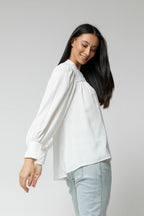 Ivory Gathered Shirt- SALE