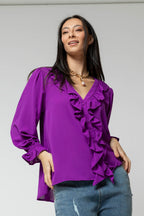 Purple Victoria Blouse