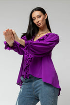 Purple Victoria Blouse