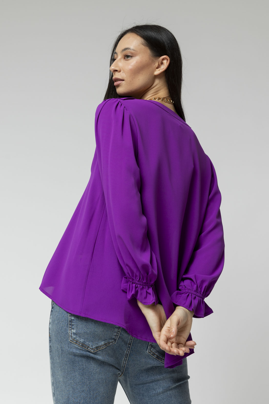 Purple Victoria Blouse