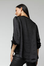 Black Victoria Blouse