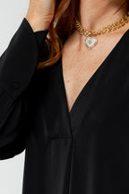 Black Soft Touch Sydney Blouse