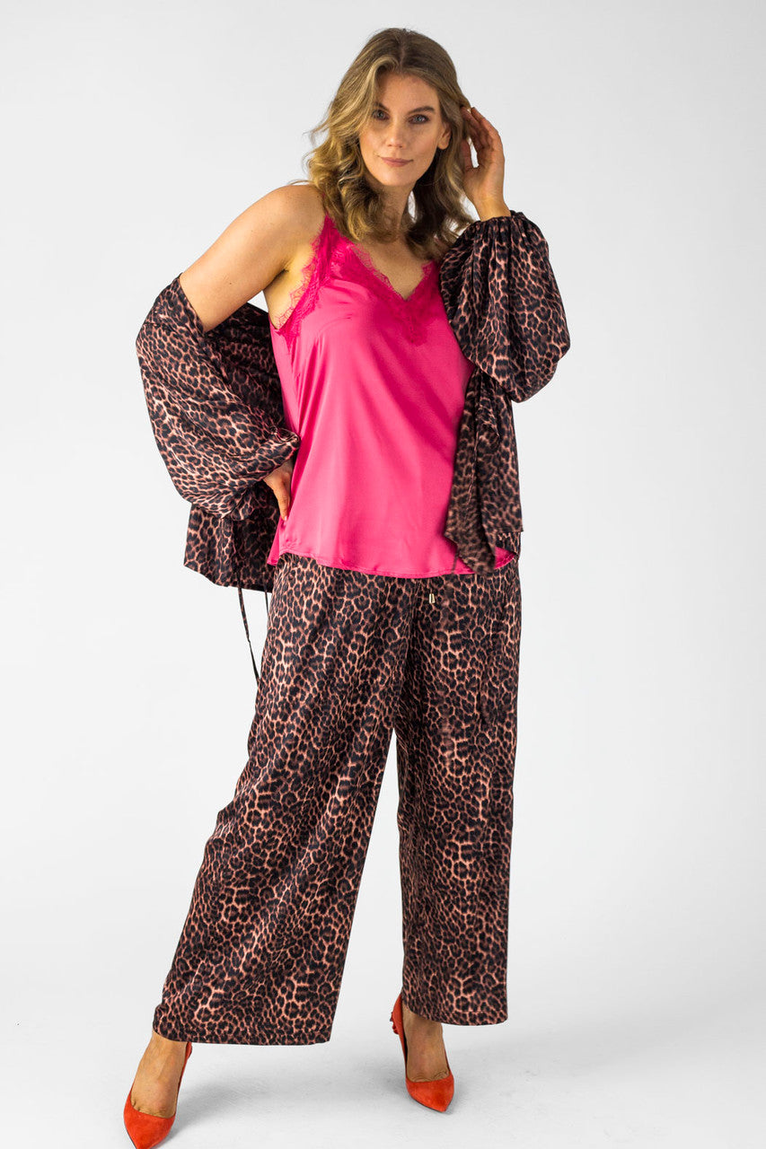 Pink Silky Lace Cami - Final Sale