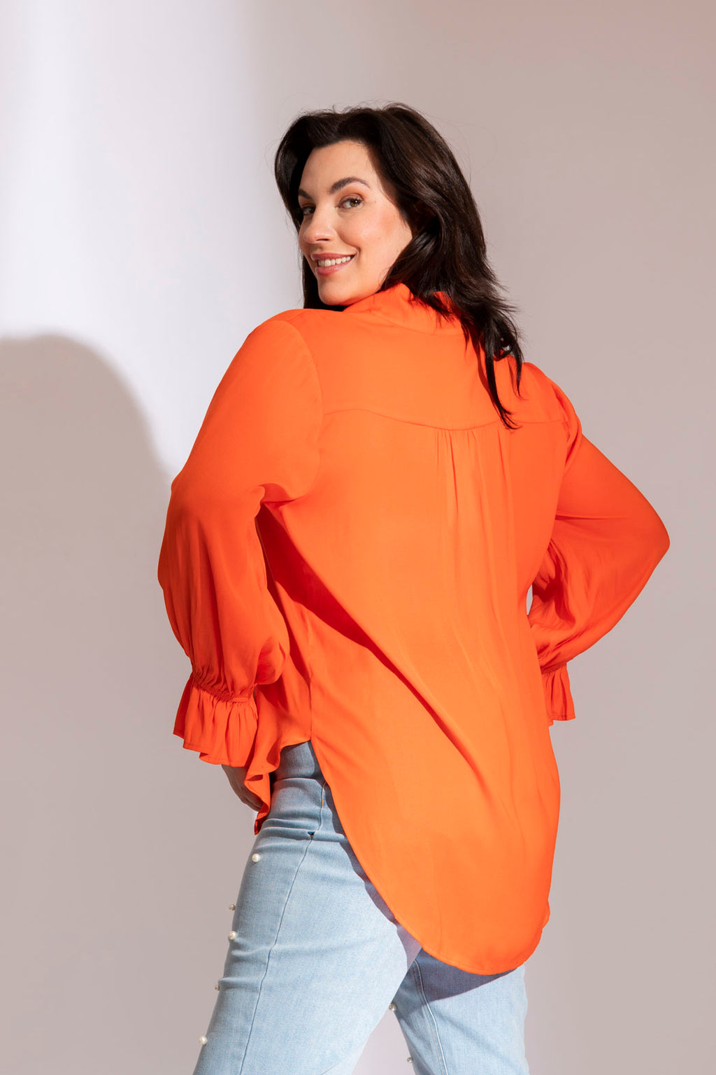 Orange Femme Blogger Shirt