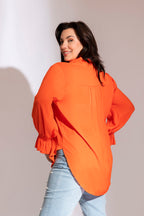 Orange Femme Blogger Shirt