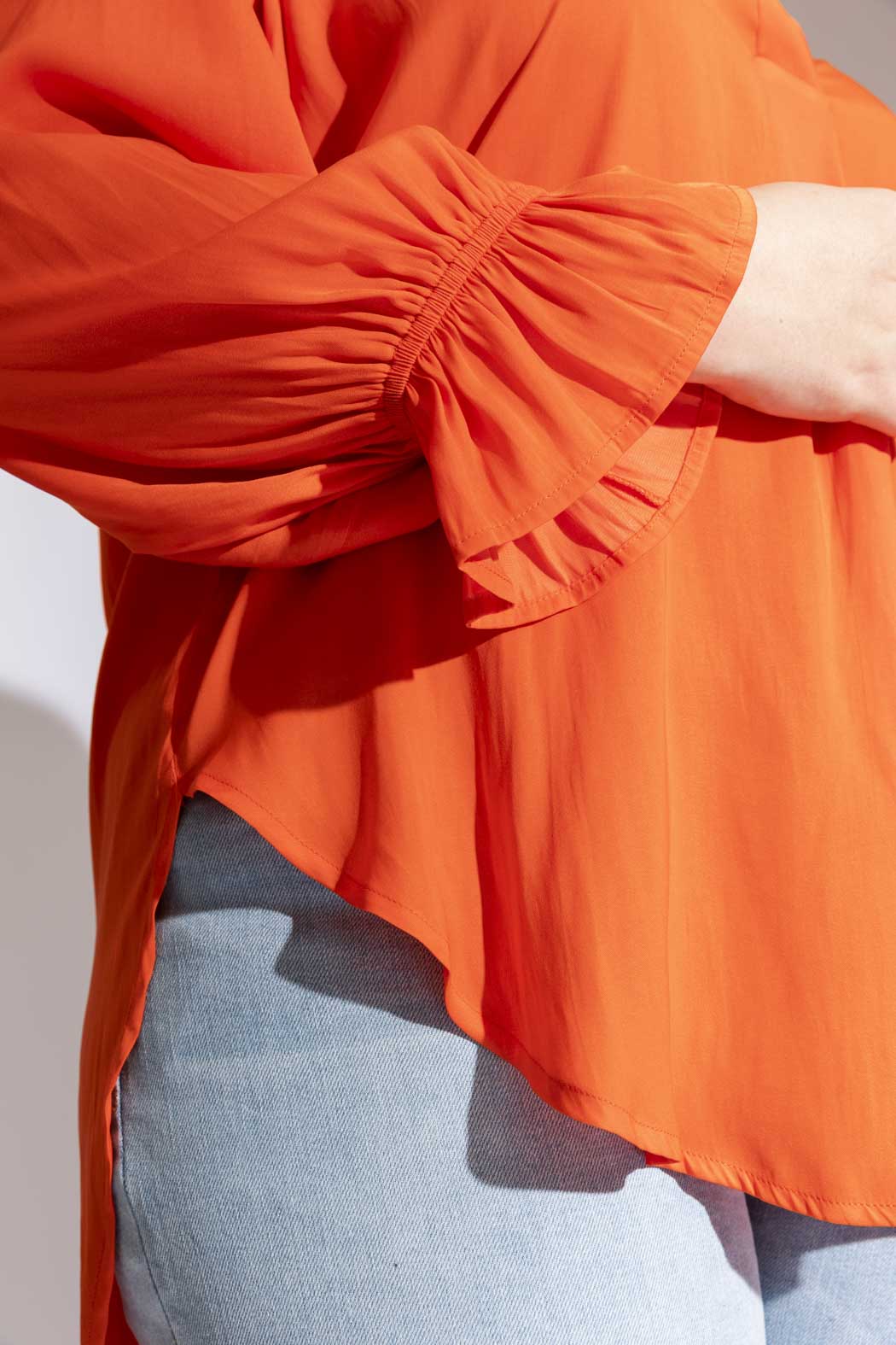 Orange Femme Blogger Shirt