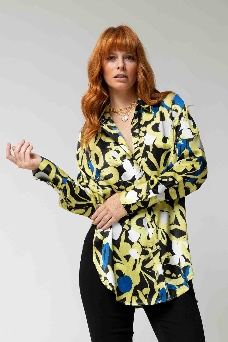 Lime Silky Charlie Shirt