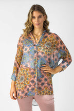 Blue Pink Blake Shirt - Final Sale
