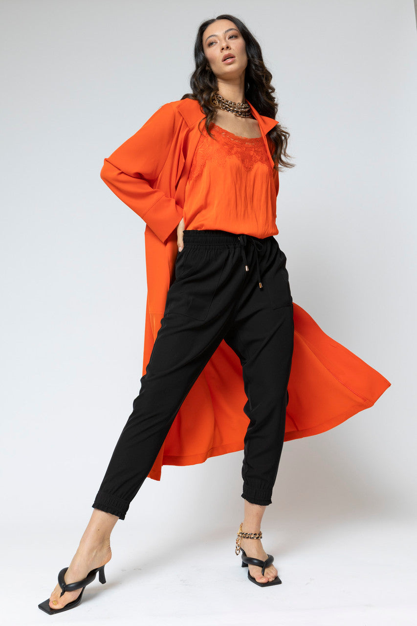 Black Euro Slouch Pants - Final Sale