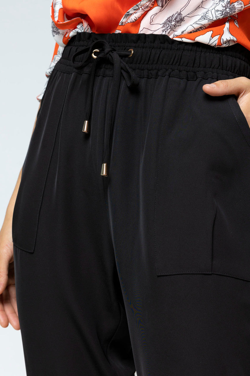 Black Euro Slouch Pants - Final Sale