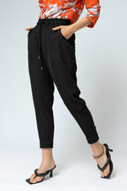 Black Euro Slouch Pants - Final Sale