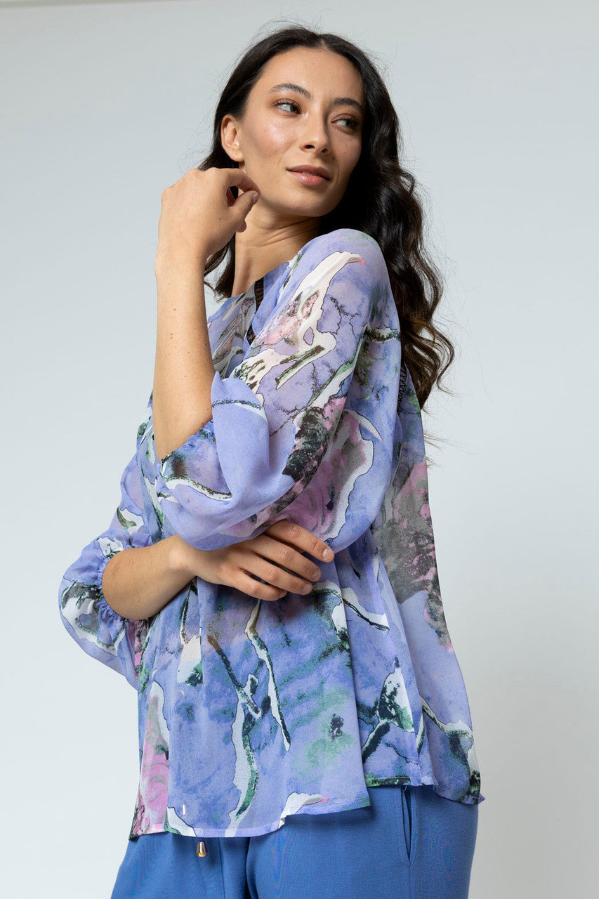 Lilac Boho Blouse - Final Sale