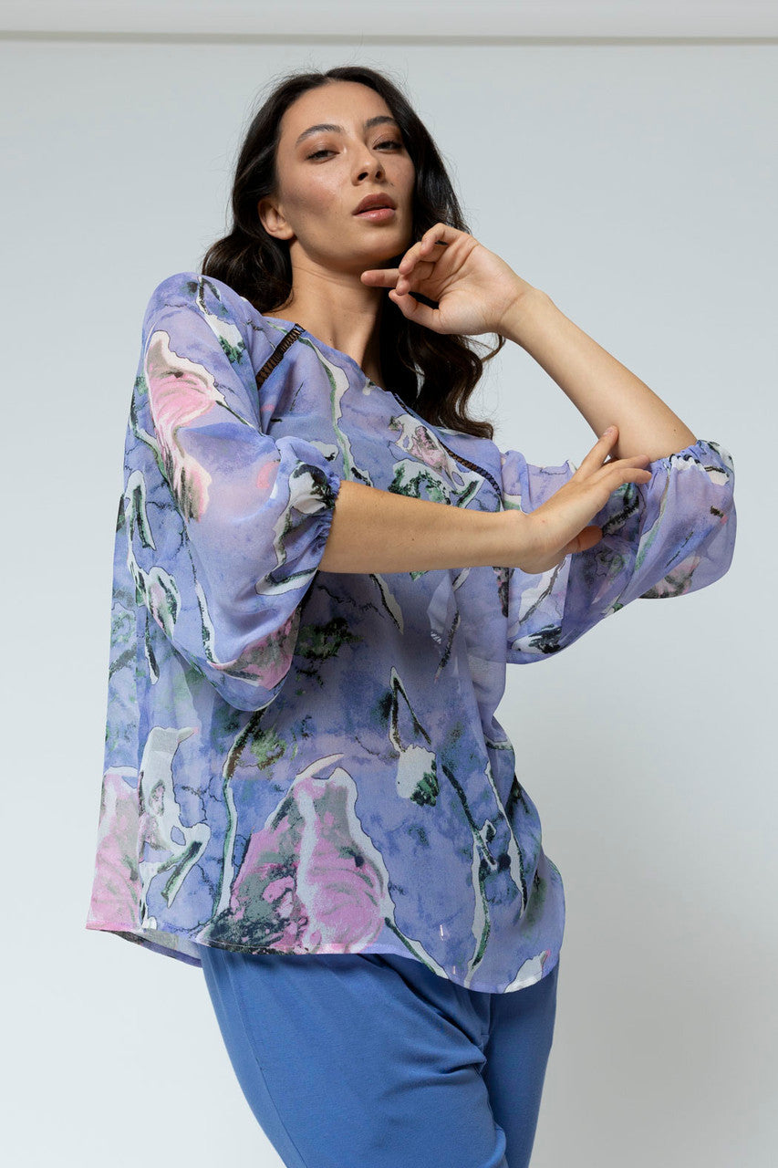 Lilac Boho Blouse - Final Sale