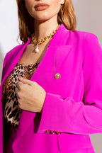 Fuchsia Euro Sisca Blazer