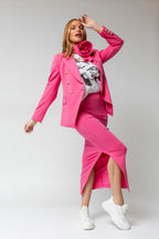 Ponte Sisca Blazer In Pink