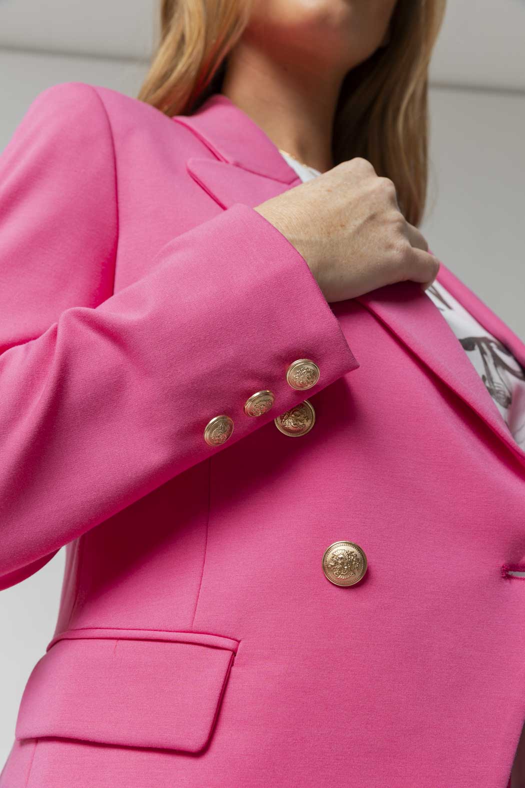 Ponte Sisca Blazer In Pink