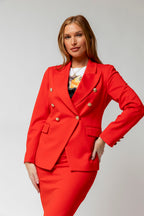 Ponte Sisca Blazer In Red