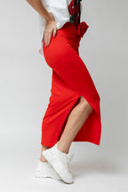Red Ponte Miracle Skirt