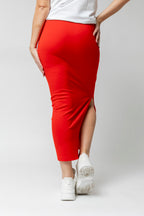 Red Ponte Miracle Skirt