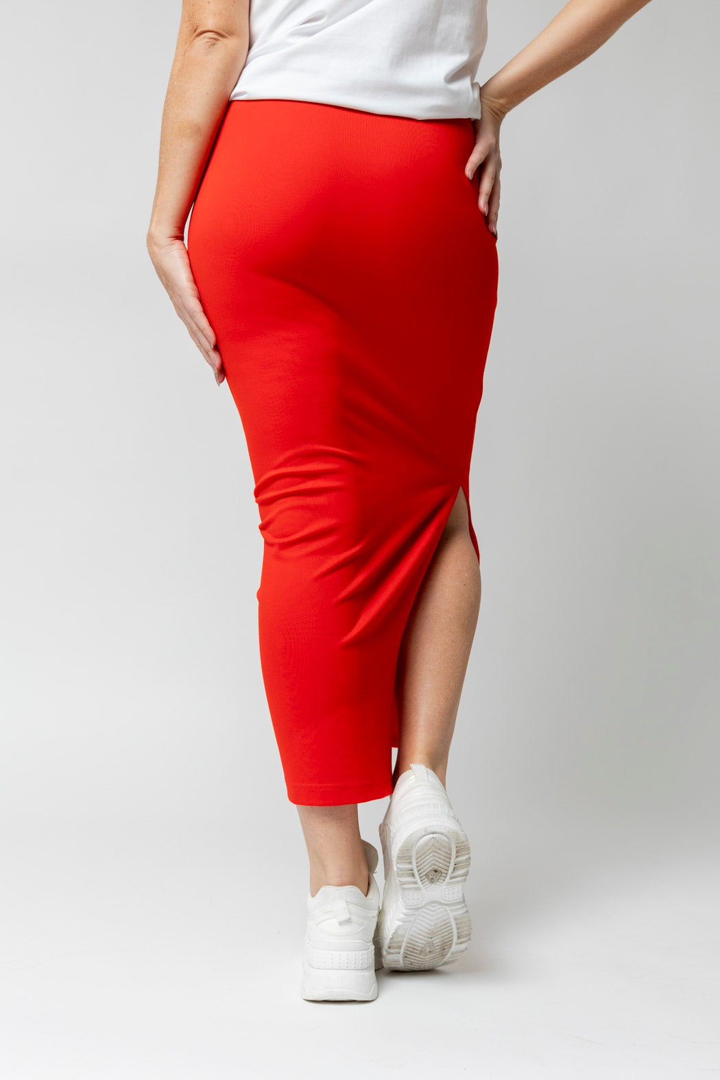 Red Ponte Miracle Skirt