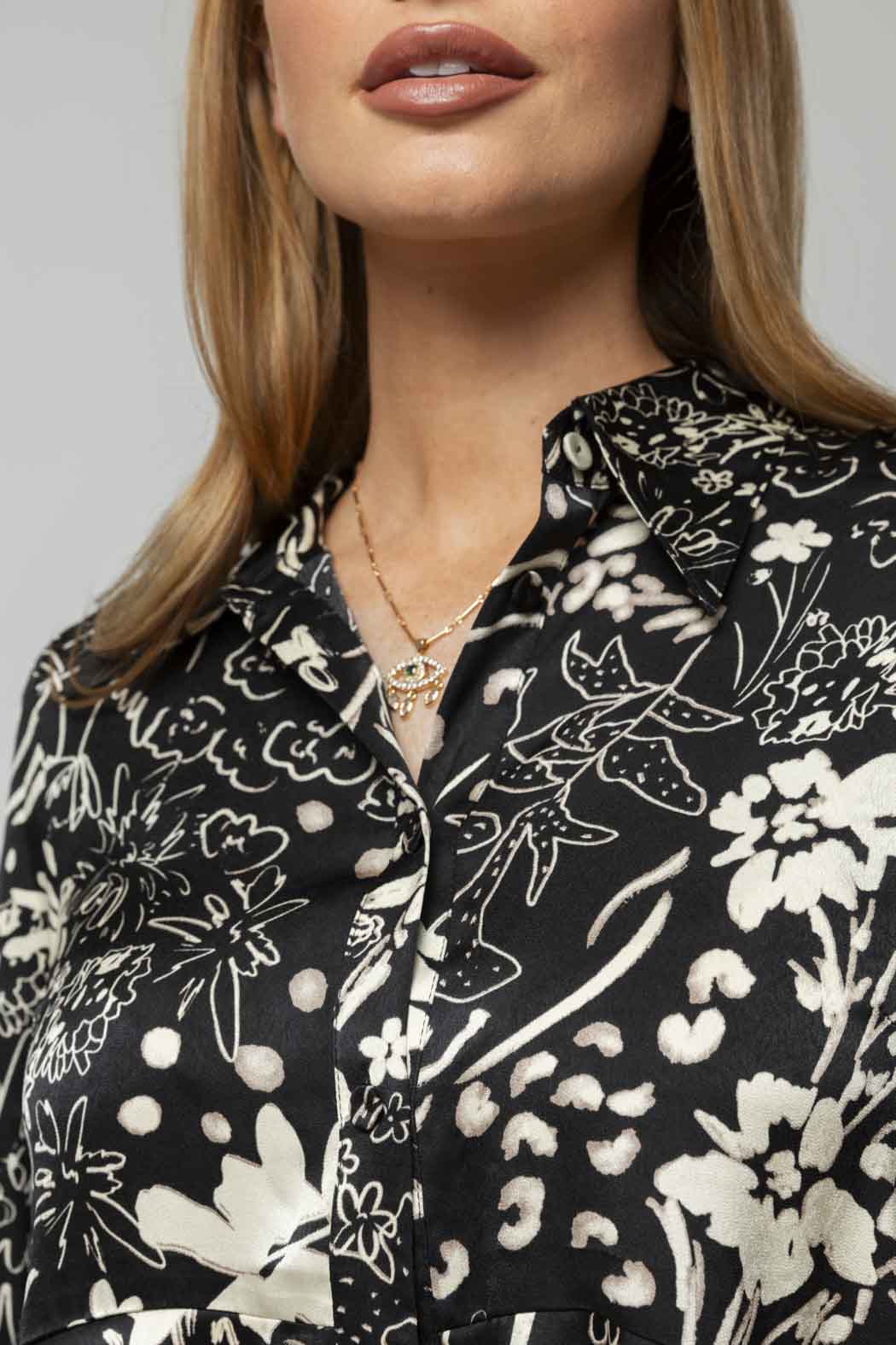 Black/ivory Paris Shirt