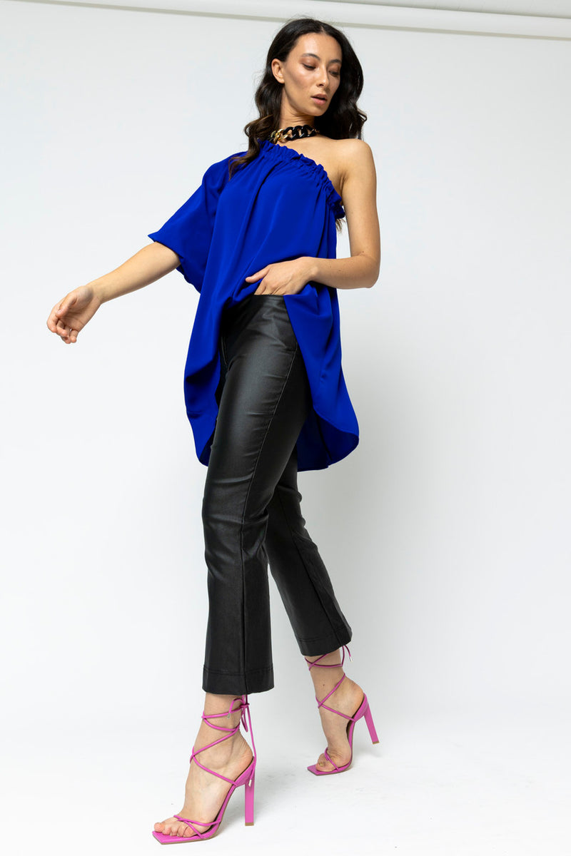 Cobalt One Shoulder Top - Sale