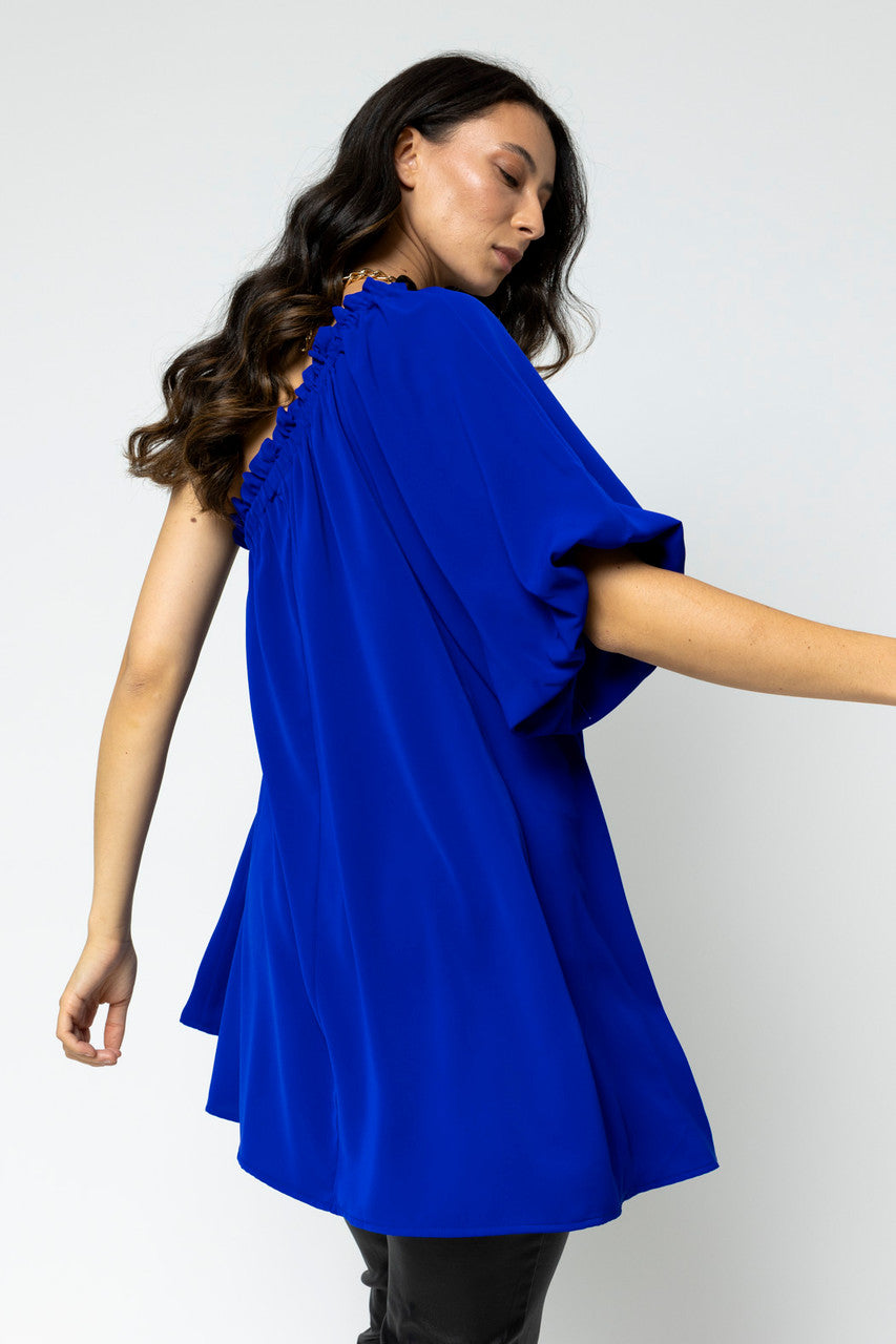 Cobalt One Shoulder Top - Sale