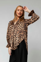 Tan Animal Femme Blogger Shirt