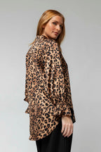 Tan Animal Femme Blogger Shirt