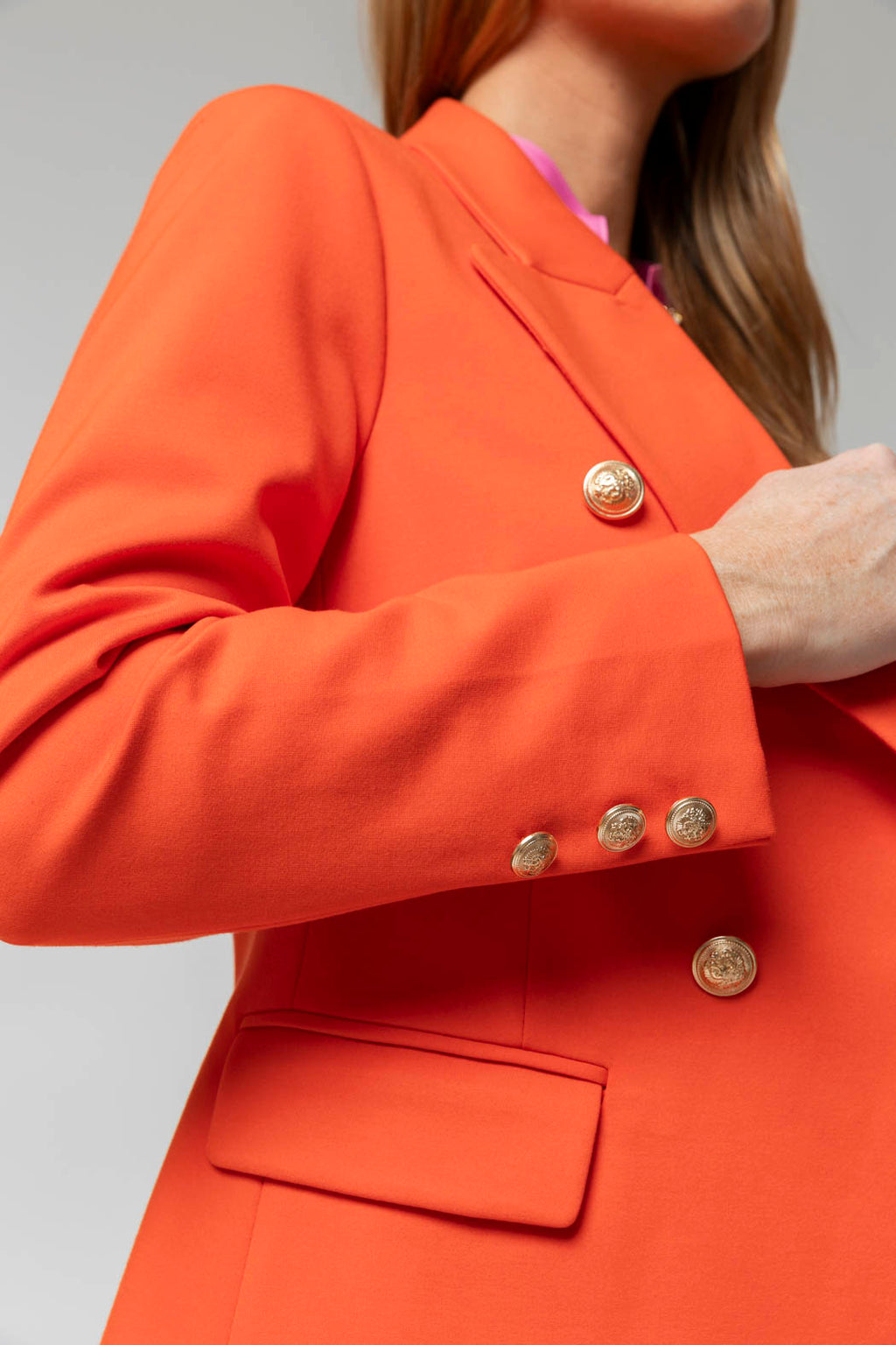 Orange Sisca Blazer