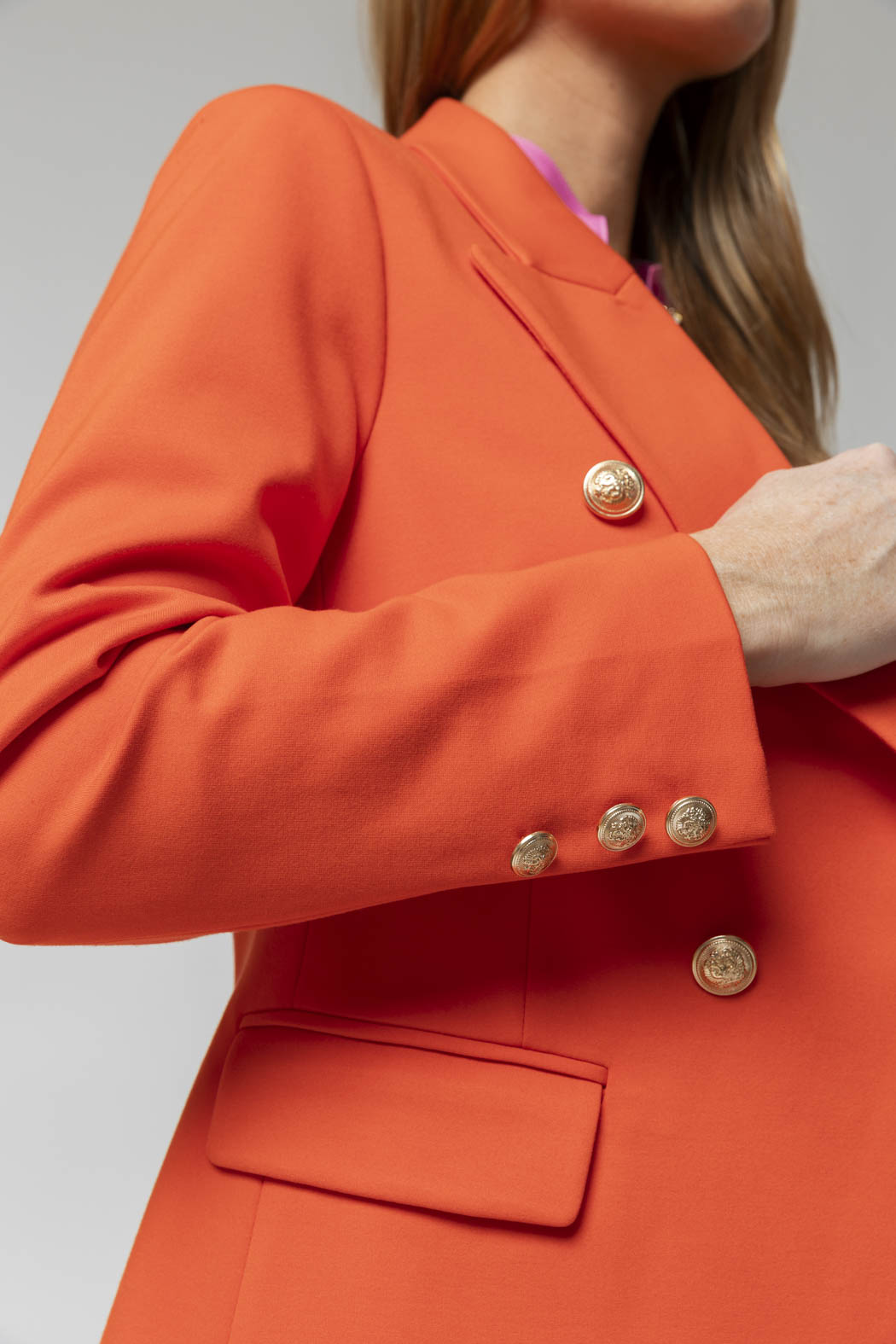 Orange Sisca Blazer