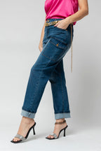 Dark Denim Cargo Jean