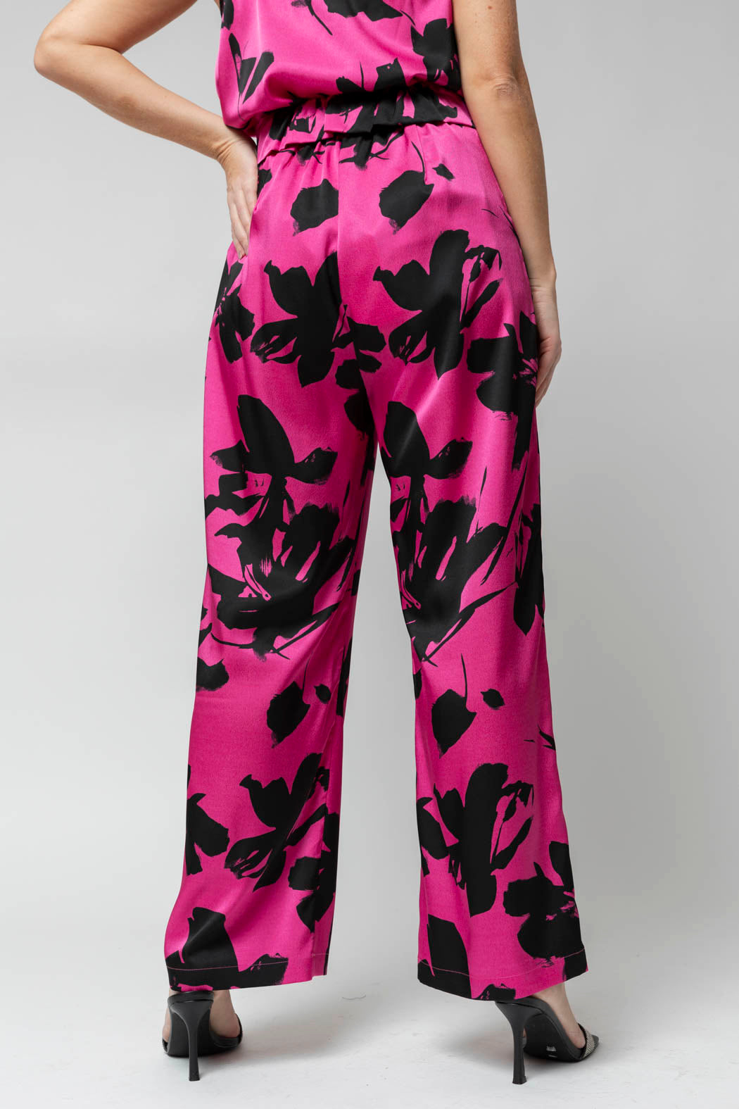 Pink / Black Paperbag Pant