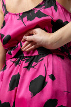 Pink / Black Paperbag Pant