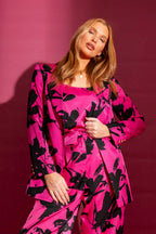 Pink / Black Summer Blazer