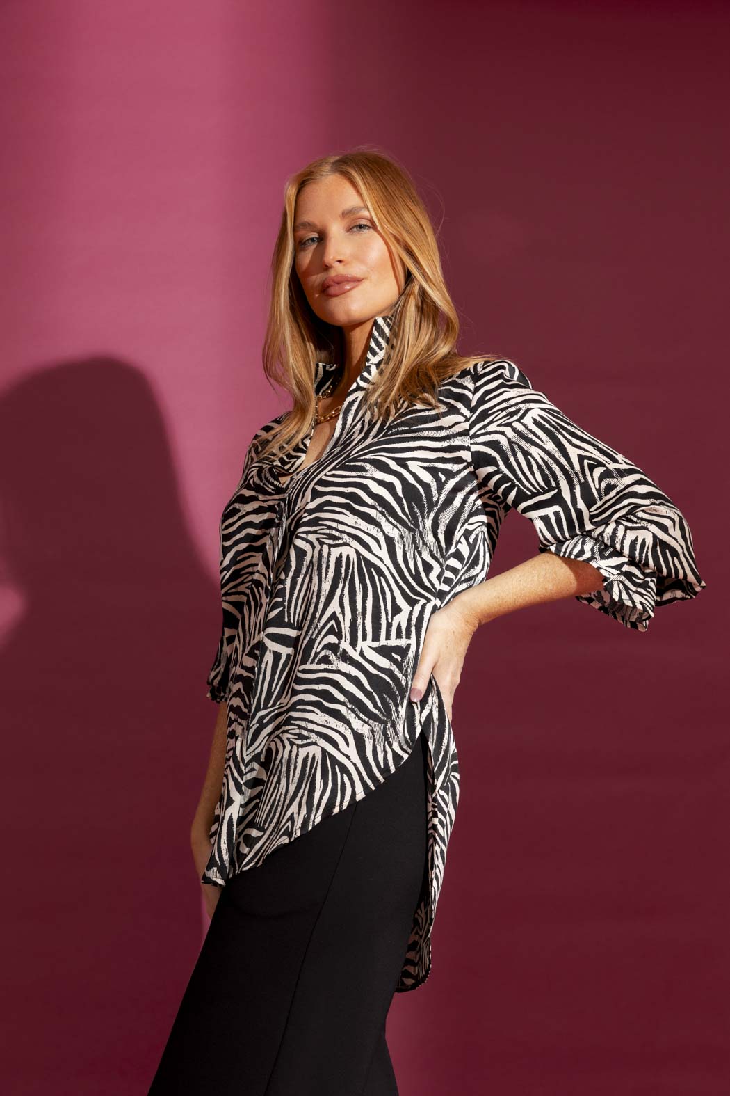 Zebra Femme Blogger Shirt