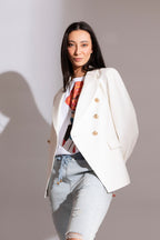 White Sisca Blazer