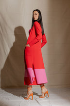 Red / Pink Knit Cardi