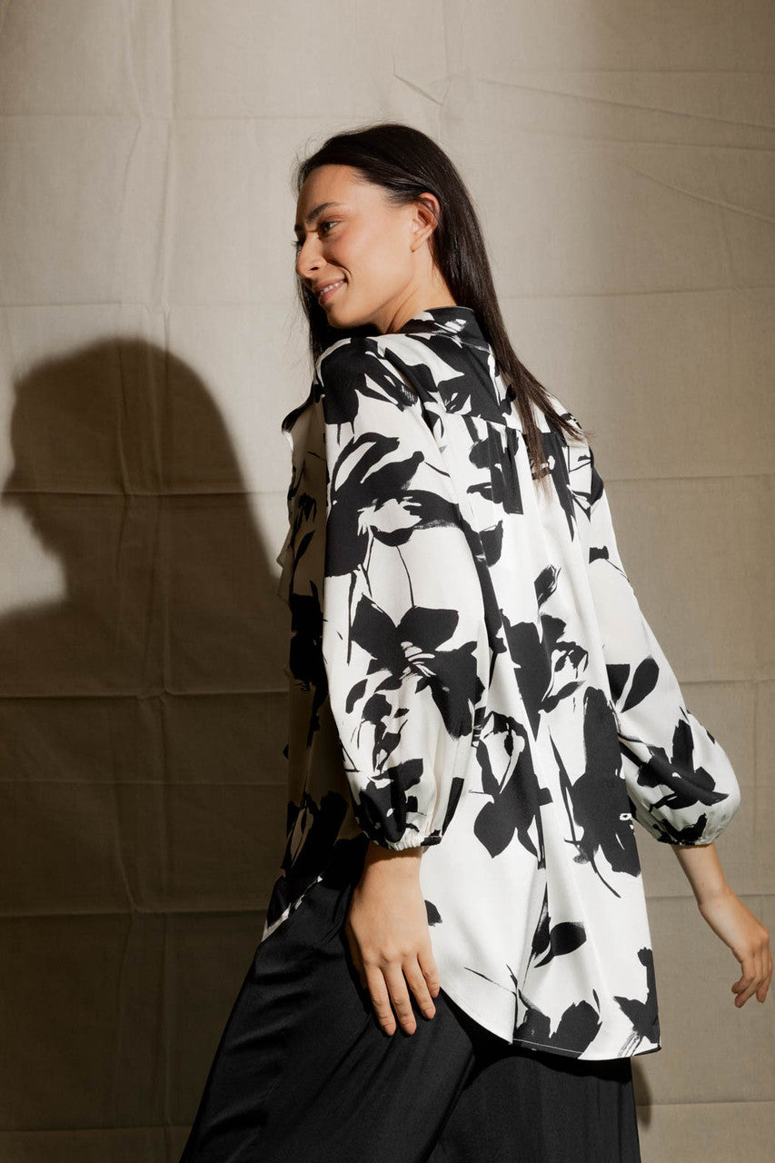 Black/white Cascade Shirt