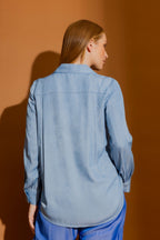 Chambray Brit Blogger Shirt