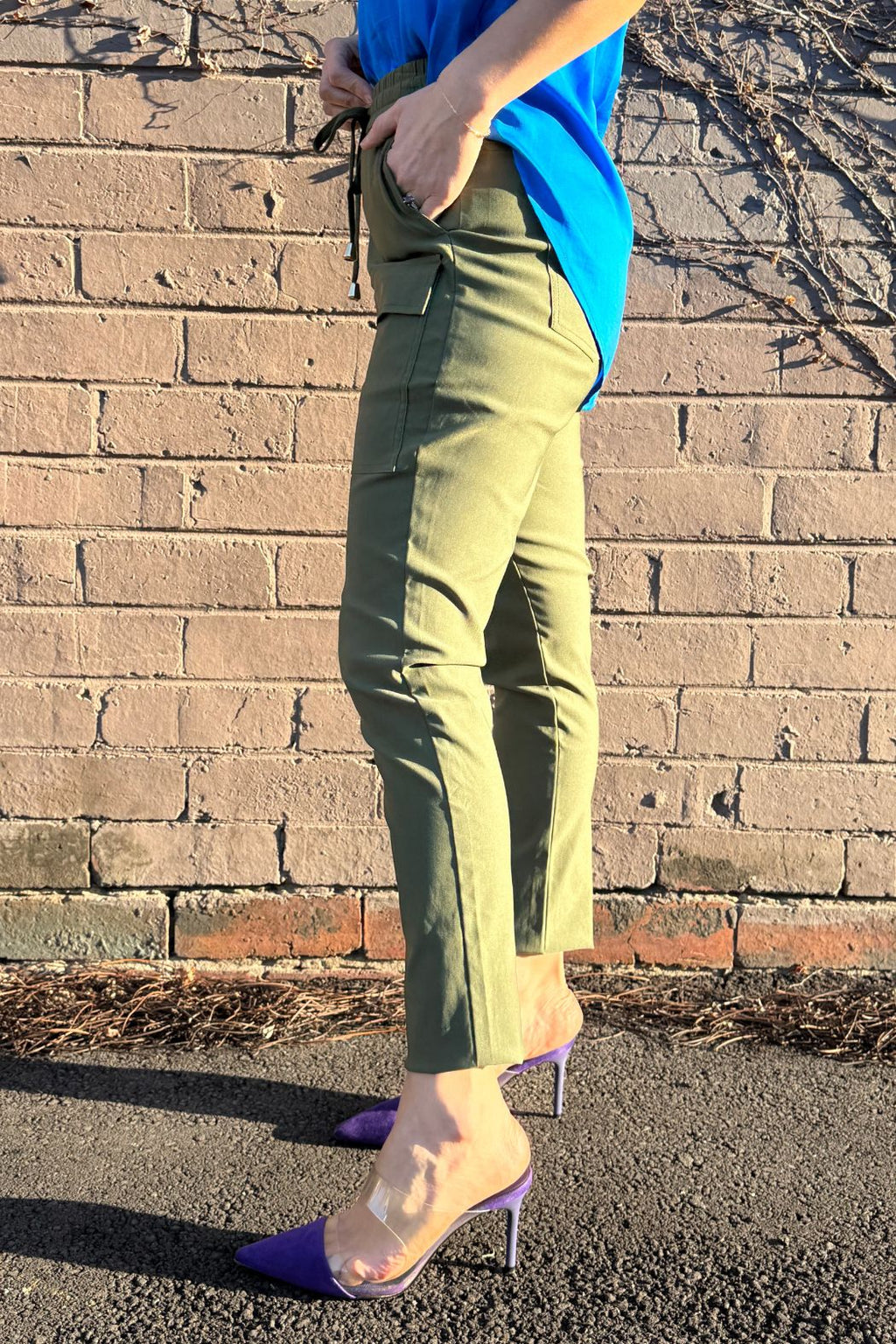 Khaki Lux Sport Cargo Pant