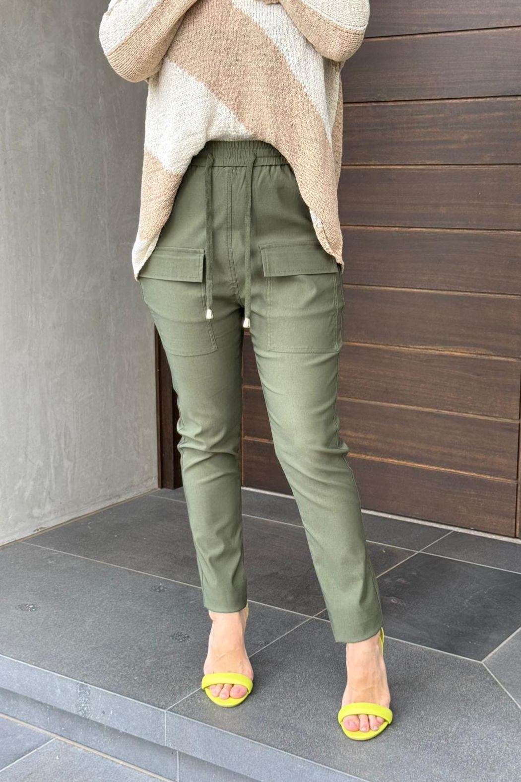 Khaki Lux Sport Cargo Pant