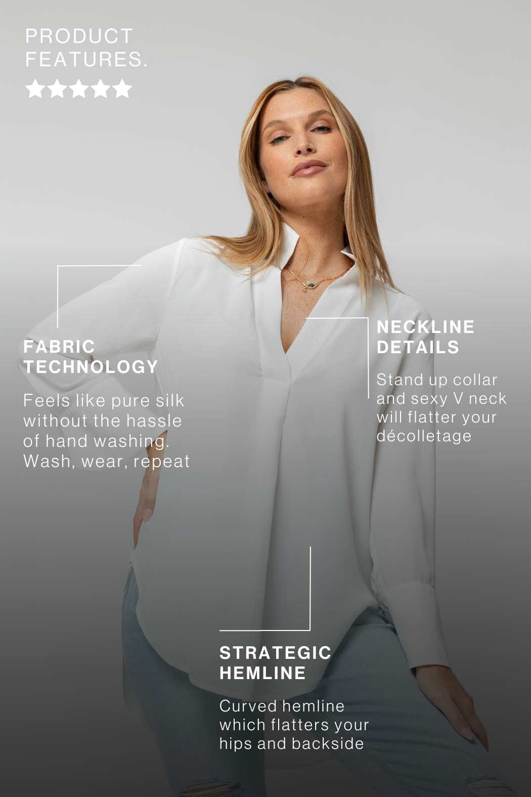 Ivory Blogger Shirt